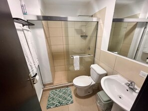 Sèche-cheveux, serviettes fournies, papier toilette