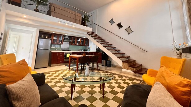 Smart TV, fireplace - Luxury Oasis in the Old Town of Panama (Panamá)