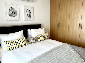 1 bedroom, desk, soundproofing, iron/ironing board