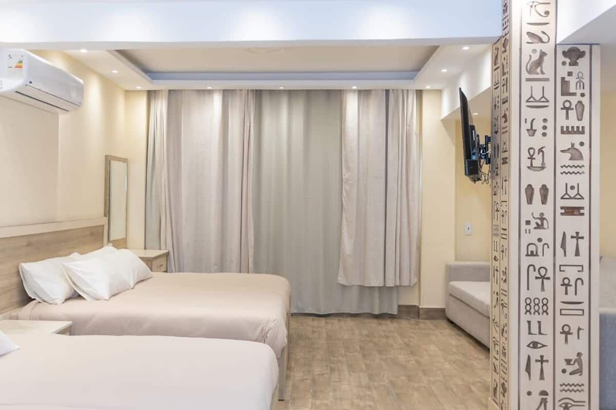 Suite monolocale familiare | Postazione laptop, tende oscuranti, insonorizzazione, Wi-Fi gratuito