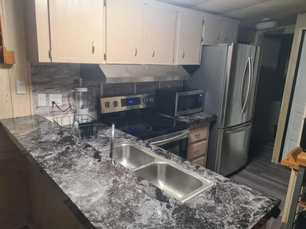 Microwave, oven, stovetop