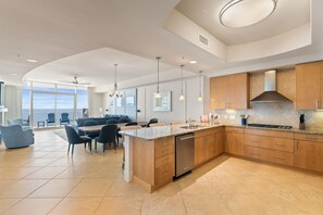 Condo, Multiple Beds (Turquoise D806) | Private kitchen | Oven, toaster, paper towels - Turquoise D806 (Orange Beach)