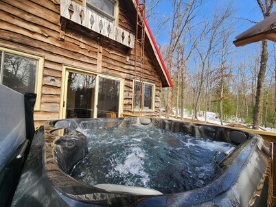 Hawkins Hideout  Cabin, Starlink Wi-Fi, Hot Tub!