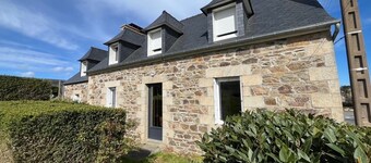 Character house close to the port of Perros-Guirec with enclosed garden.