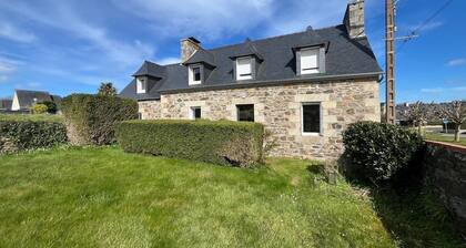 Character house close to the port of Perros-Guirec with enclosed garden.