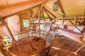 Cabane Confort, vue vignoble