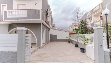 Fassade der Unterkunft