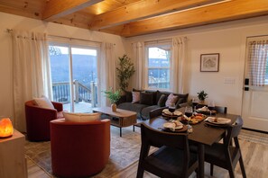 Interior - Secluded Wellness Cabin: Sauna, Hot Tub & Views (Marble Falls)