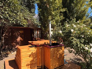 Cabaña estándar, vistas al jardín | 1 dormitorio y wifi gratis