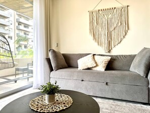 Smart TV - Charming apartment in Cancun 20 minutes from the beach (Cancún)