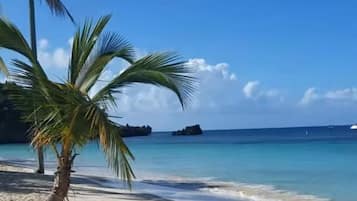 Sun-loungers, beach towels