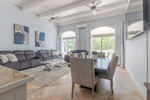 Älytelevisio, kirjoja, tulostin