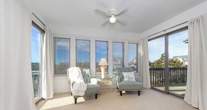 OCEAN VIEWS-DOG FRIENDLY- PRIVATE POOL - HOT TUB - 2 MINUTE WALK TO BEACH