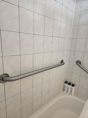 Hair dryer, towels
