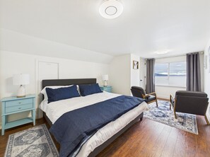 4 多间卧室、熨斗/熨衣板、免费 WiFi、床单