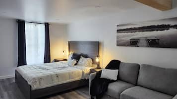 Suite Studio Deluxe, vue ville | Rideaux occultants, chambres insonorisées, Wi-Fi gratuit