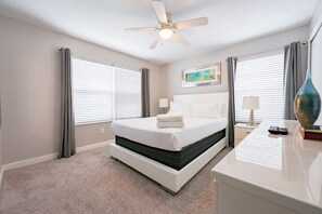 5 bedrooms, iron/ironing board, free WiFi, bed sheets