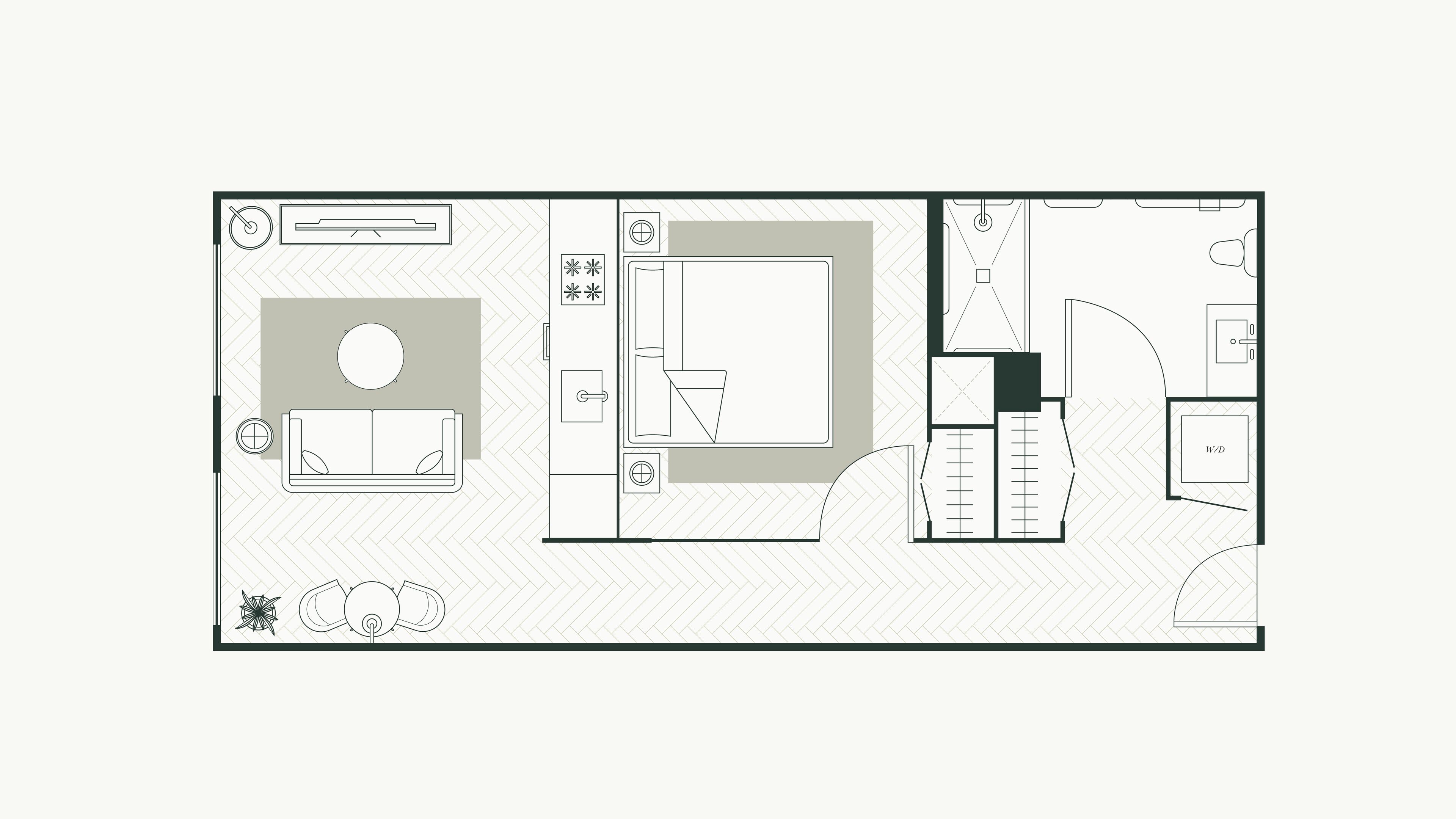 Suite, 1 Bedroom | Floor plan