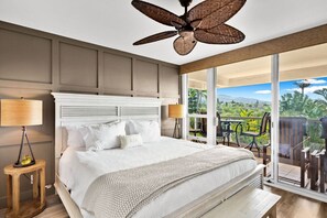 1 bedroom, desk, iron/ironing board, travel cot - King Corner Condo Steps to Kamaole Beach & Shops (Kihei)