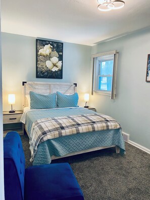 2 bedrooms, iron/ironing board, travel cot, free WiFi