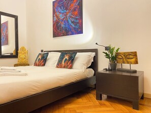 1 soverom, strykejern/-brett, wi-fi (inkludert) og sengetøy