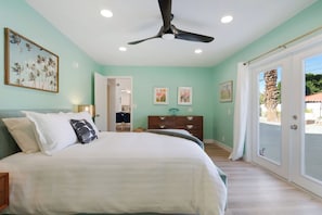 4 habitaciones, tabla de planchar con plancha, cuna de viaje y wifi 