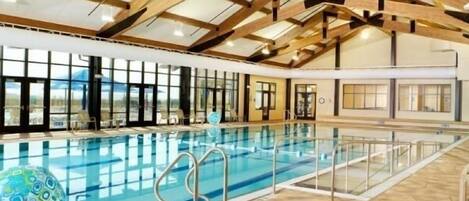 Indoor pool, outdoor pool