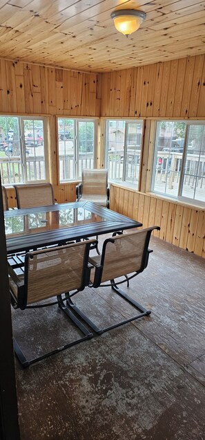 Baita familiare, vista lago | Terrazza/patio