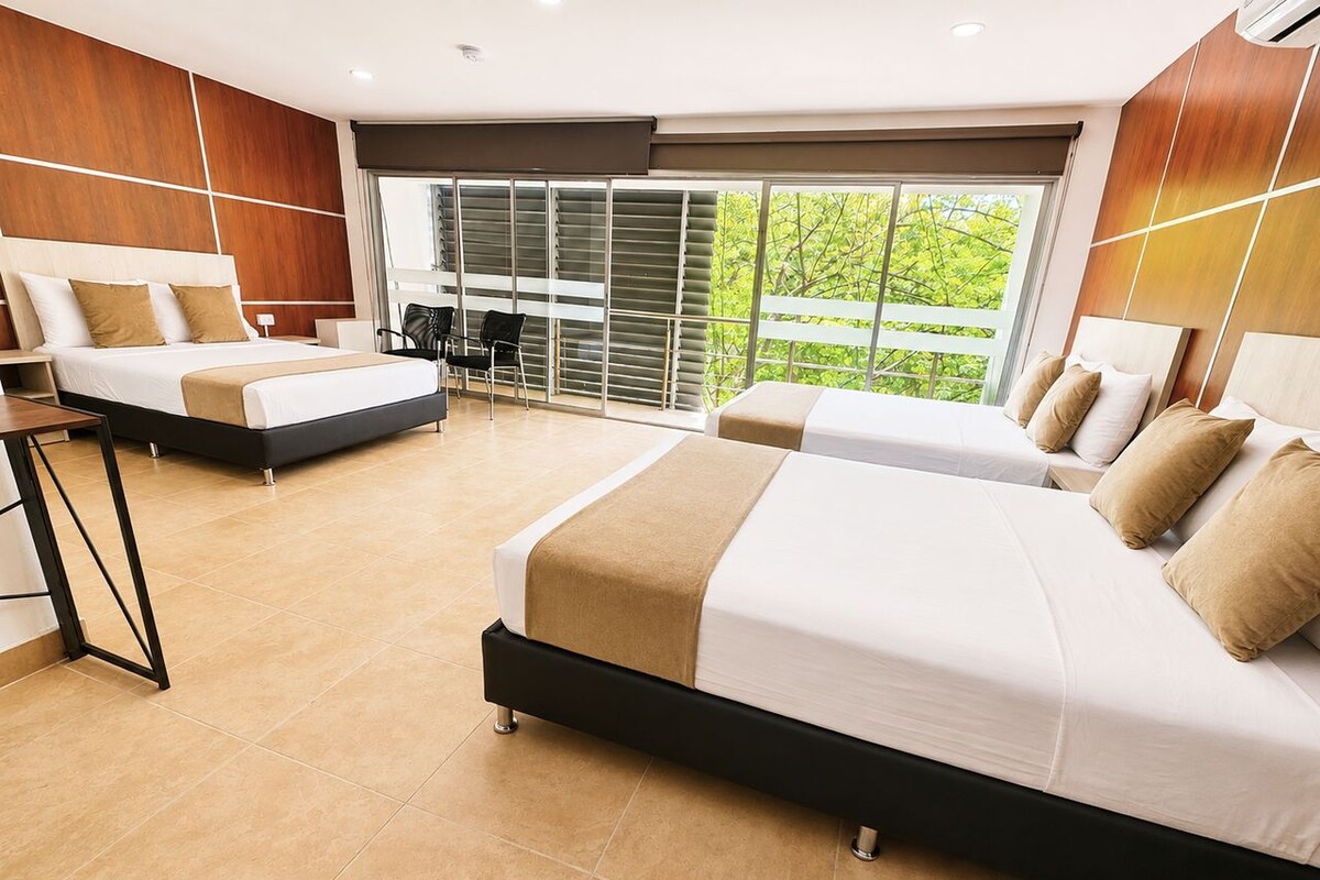 Premium bedding, free WiFi, individually decorated