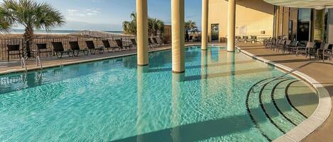 Indoor pool, outdoor pool