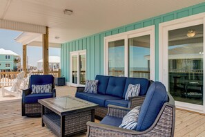 Terrace/patio - Tier Two Gulfside home (Dauphin Island)