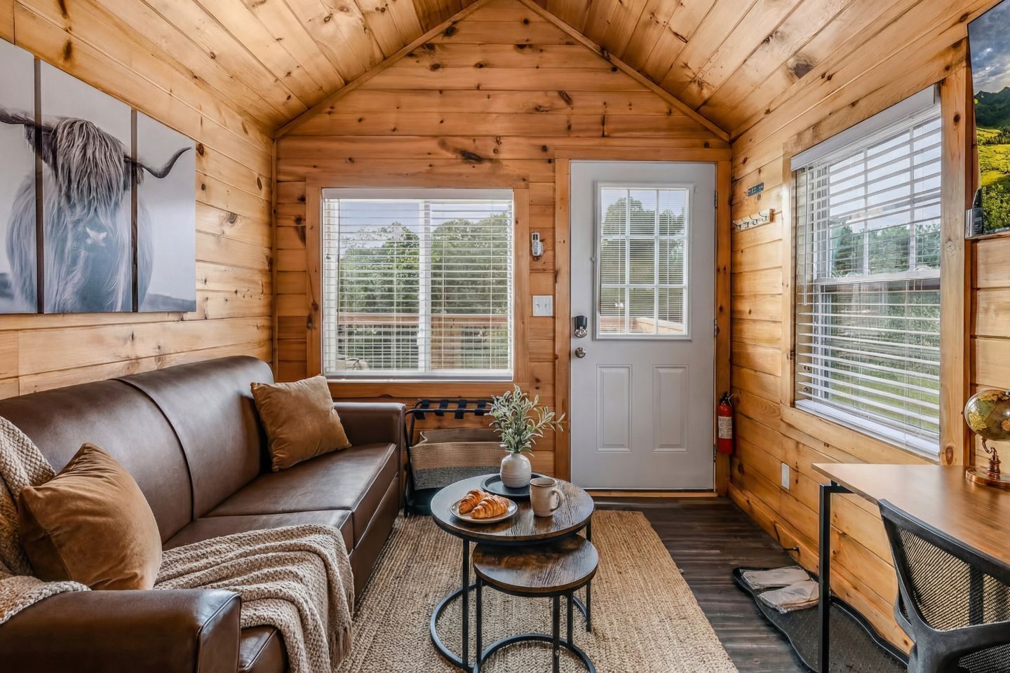 Smart TV, chimenea