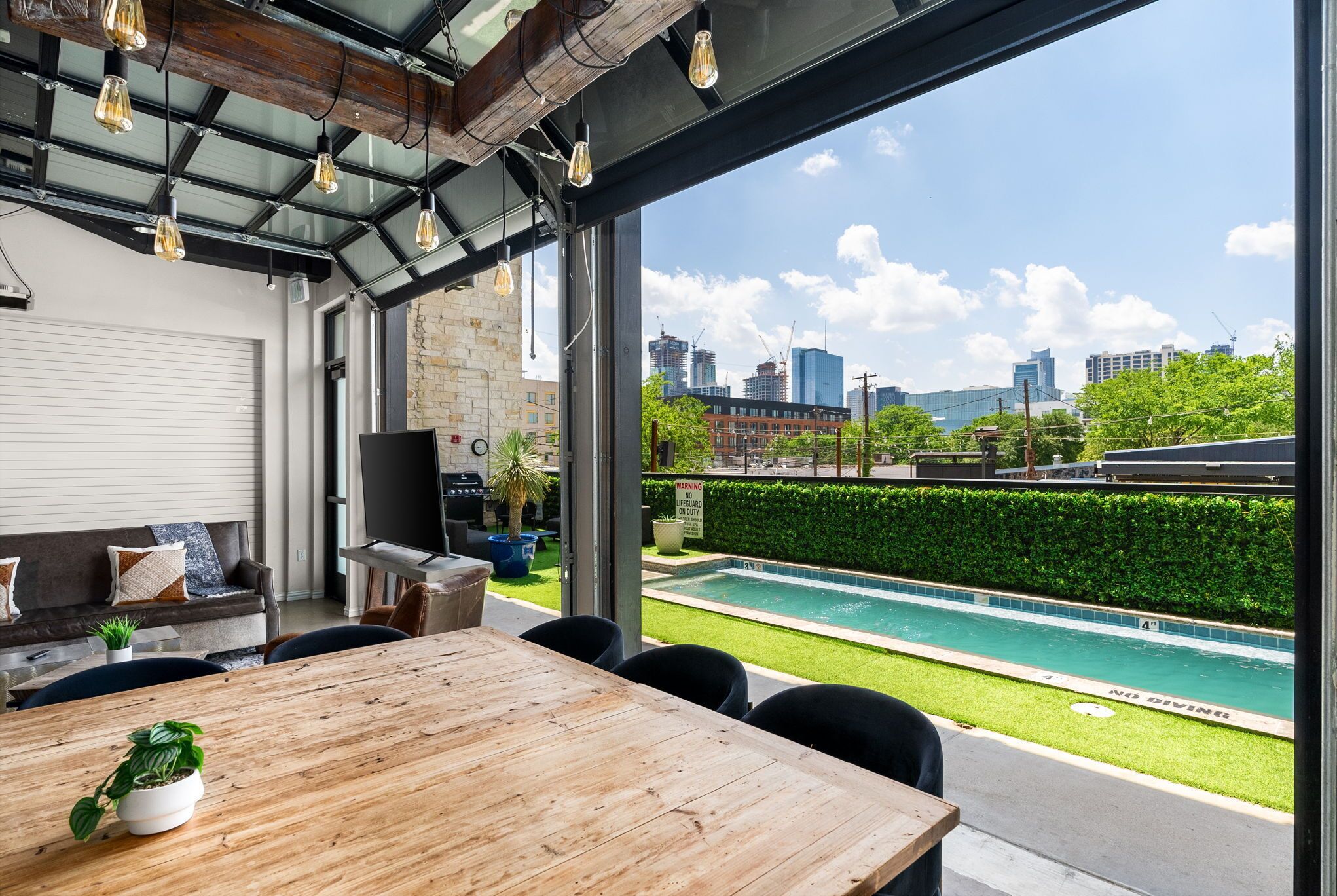 高級聯排別墅, 多間臥室, 泳池景觀 | 客房景觀