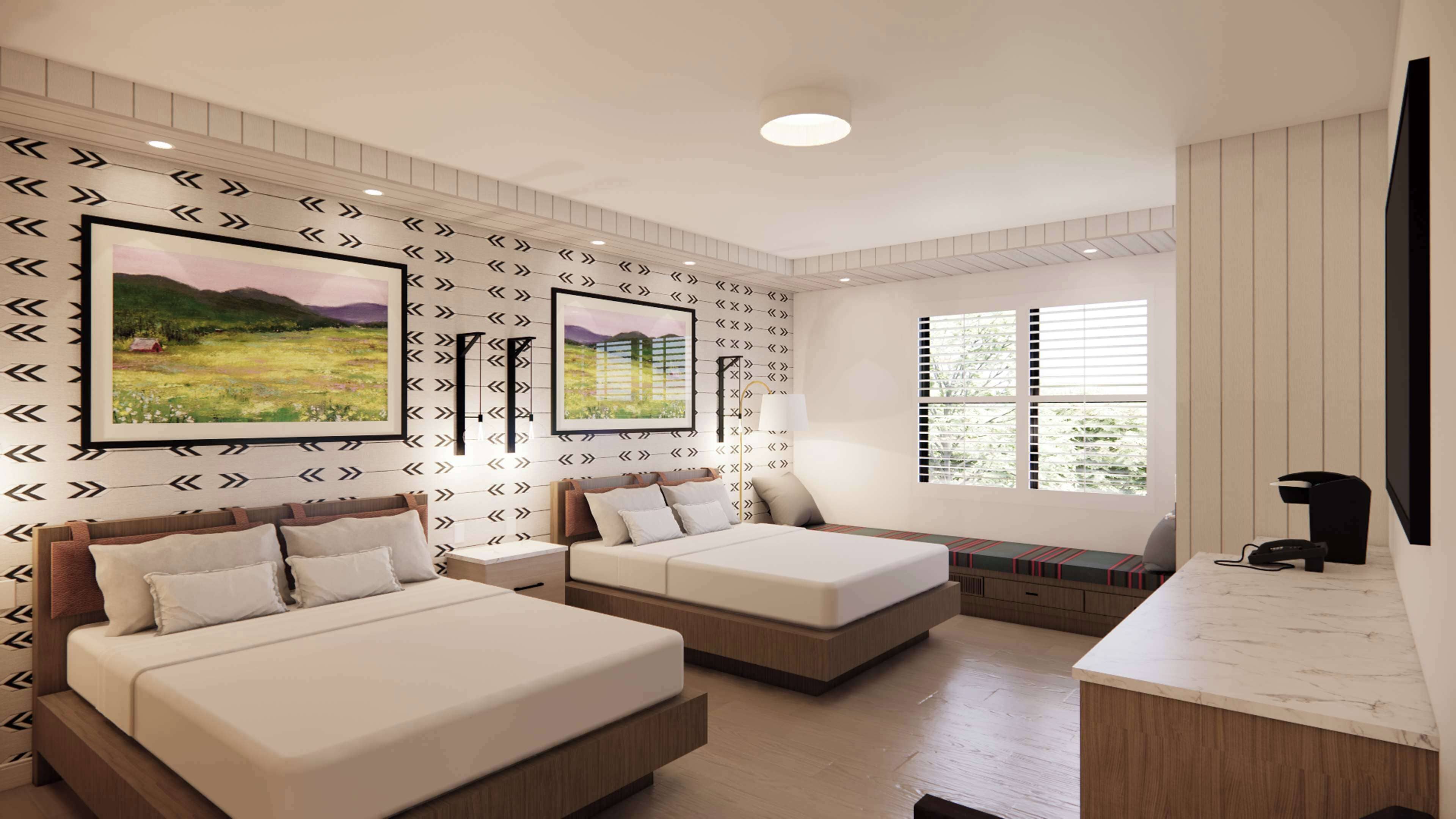 Tabla de planchar con plancha 