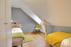 4 chambres, Wi-Fi gratuit, draps fournis