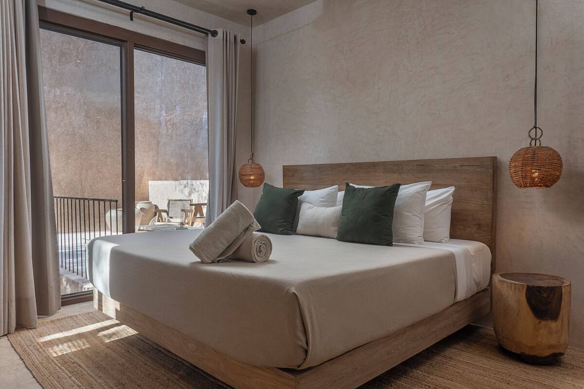 Villa Panoramique, 3 chambres, vue jardin | 3 chambres, literie hypoallergénique, fer et planche à repasser