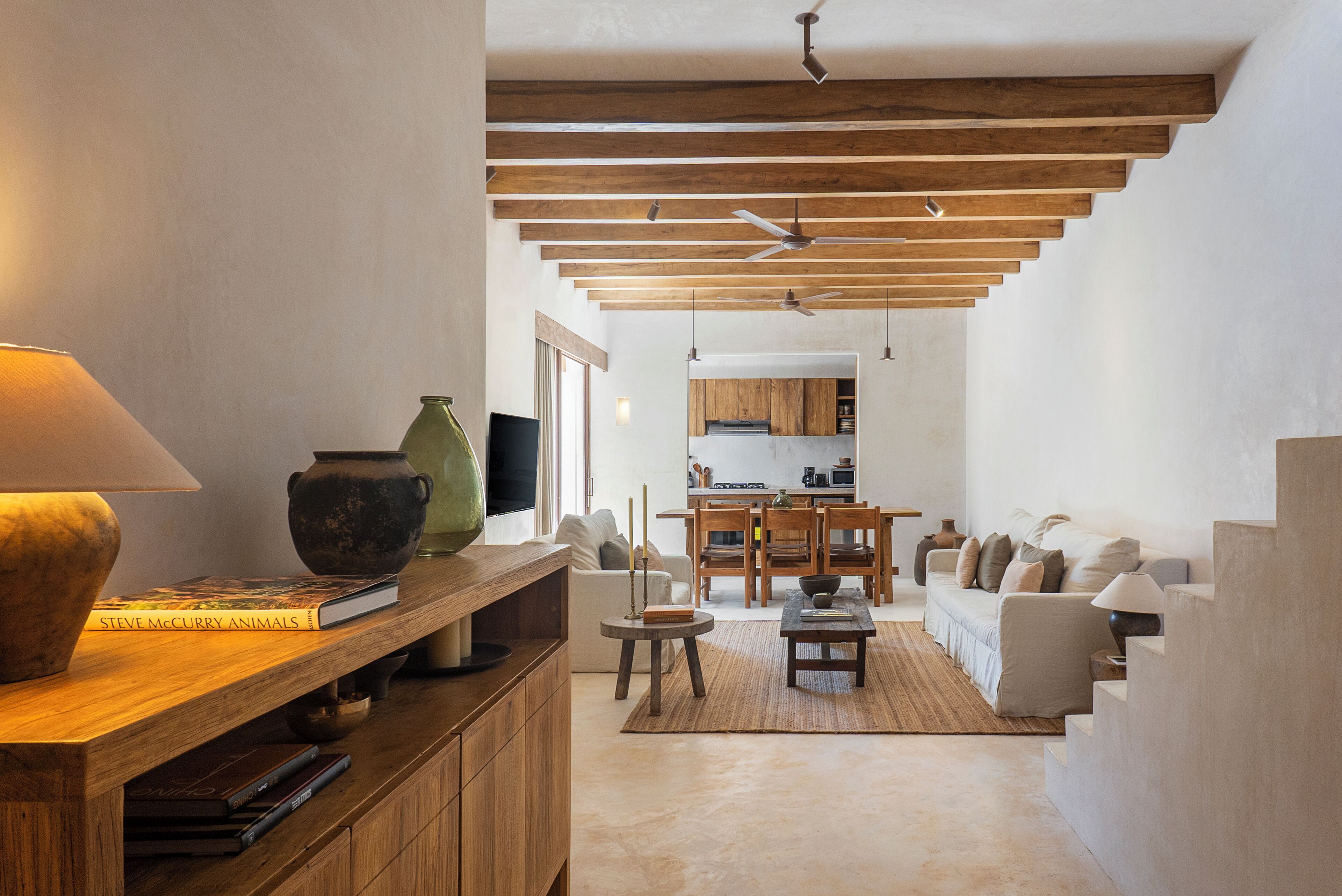Villa clásica, 3 habitaciones, alberca privada | Área de sala de estar