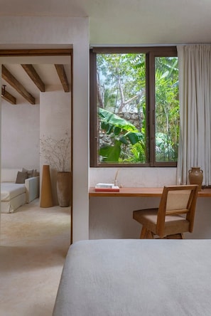 Villa Confort, 3 chambres, vue piscine | Vue de la chambre