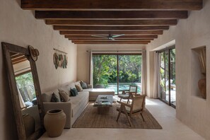 Panoramic Villa, 3 Bedrooms, Garden View | Living area - Kokoon by Beach Please Tulum  (Tulum)