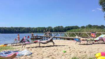 In Strandnähe, Angeln