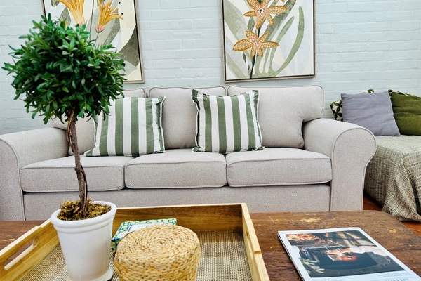 Light filled living room