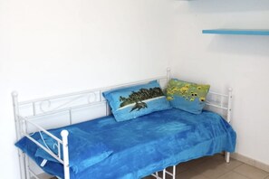 1 غرفة نوم وملاءات أسرّة