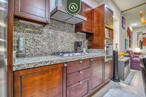 Comfort Studio | Private kitchenette | Microwave, oven, electric kettle, cookware/dishes/utensils - V399 by Naya Homes (Puerto Vallarta)