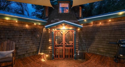 New Listing- Hobbit House @ Yosemite w/spa/firepit/unique