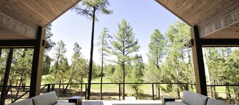 New Lux Cabin! 5500sf / GolfSim / MoviTheatr / HotTub / 4KingStes / Gym&Billiard