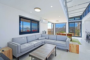 Smart TV, video games, foosball, offices