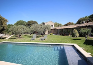 Una piscina riscaldata