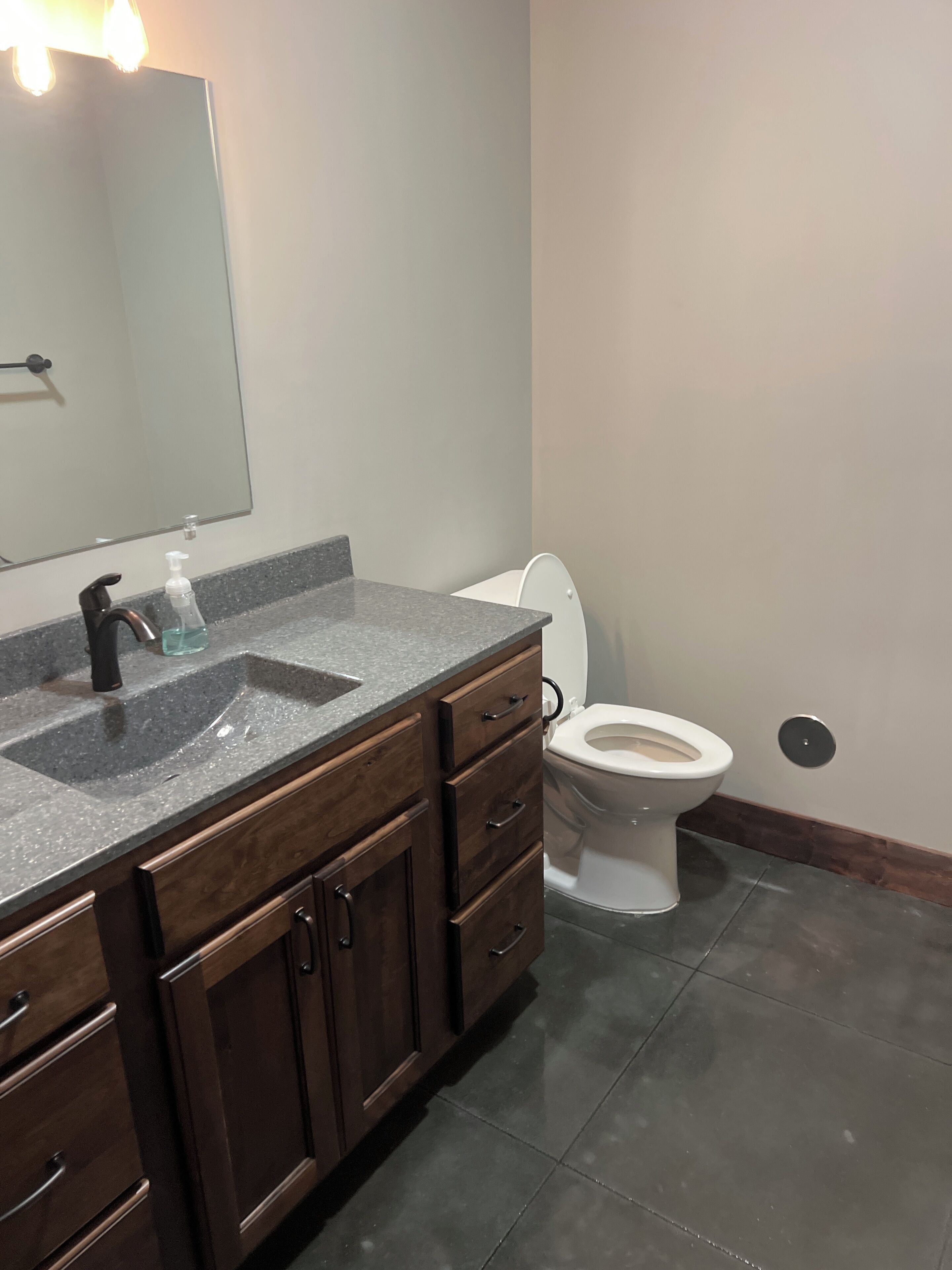 Towels, soap, toilet paper