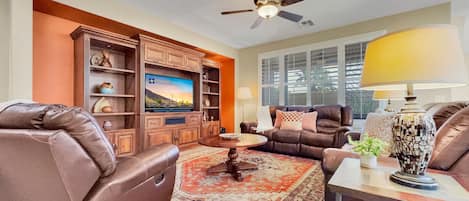 Smart TV, video library, offices
