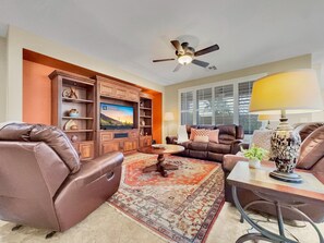 Smart TV, video library, offices